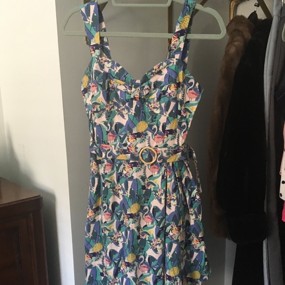 Collectif Tropical Sarong Dress - Picture 2 of 3